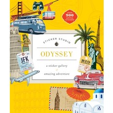 (英文圖書) Sticker Studio: Odyssey: A Sticker Gallery of Amazing Adventure 精裝版, Castle Point Books, 英文