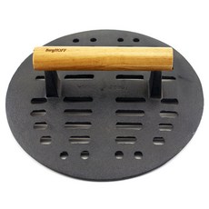 BergHOFF 貝高福 鑄鐵壓肉板 黑色, 1個