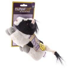 Multipet Look Whos Talking Dog 毛絨玩具, 1個, 牛
