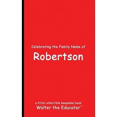 (英文圖書) Celebrating the Family Name of Robertson 平裝版, Silent King Books, 英文