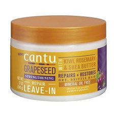 cantu 葡萄籽強化修護免沖洗護髮素, 1個, 340g