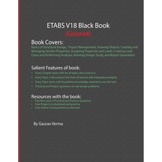 ETABS V18 Black Book (Colored) 平裝版, Cadcamcae Works, 英文
