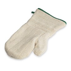 Kitchen Supply 專業烤箱手套, 1個, 自然棉白色