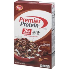 Premier Protein 20g 蛋白質巧克力杏仁麥片, 1個, 255g