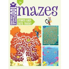 (英文圖書)100 Puzzle Challenge: Mazes 平裝版, Iseek, 英文