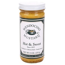 MENDOCINOMUSTARD 又熱又甜, 1個, 255克