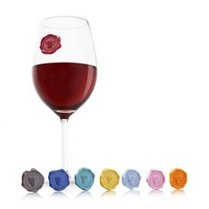 vacu vin Classic Grape Marker 飲料魅力, 8件, 混色