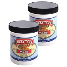 LUCKY TIGER 潤滑刮鬍膏, 2個, 340.2克
