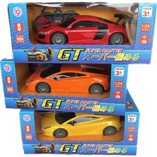 法拉利Ferrari GT極速遙控帶燈跑車 1:24比例 ST安全玩具, 隨機