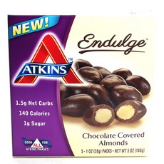 ATKINS 盡情享受巧克力杏仁, 5入, 28g