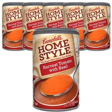 Campbell's 金寶 番茄羅勒湯罐頭, 6罐, 530g
