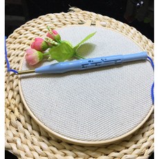 戳戳繡毛線球刺繡包 DIY手工刺繡材料包 初學者俄羅斯戳戳繡禮物 (台灣出貨), 1, 1個