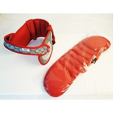 NapUp兒童汽車座椅護頸頭枕頭部固定帶，舒適安全，台灣現貨免運, 紅色