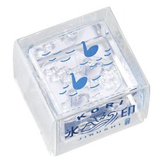 KING JIM HITOTOKI 冰塊水晶印章 天鵝 22mm, 1個, 不適用