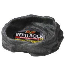 ZOO MED 石頭造型爬蟲類寵物用飼料碗 M號, 1個