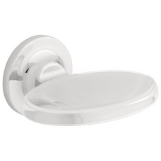 Bath Unlimited 拋光阿斯特拉肥皂架, 1個, Chrome