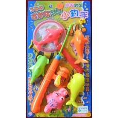 黃色小鴨釣魚玩具組 2合1撈魚釣魚樂 ST安全玩具認證 兒童戲水玩具, 多色, 1