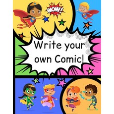 (英文圖書)How to Write Your own Comic Book with Black Panels for Creative Kids: Includes H... 平裝版, Little Whimsey Press, 英文