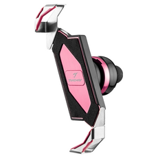 二哥玩車 黑隼手機座(雙磁浮) 送安裝, 迷霧粉, 短鏡座