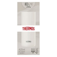 THERMOS 膳魔師 不鏽鋼真空斷熱保溫保冷杯 JDY-420C, 1個, 420ml, 石白色
