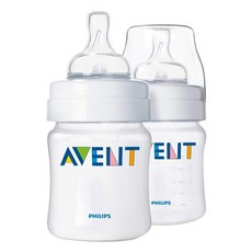 PHILIPS AVENT 新安怡 嬰兒奶瓶 125ml 2入, 透明