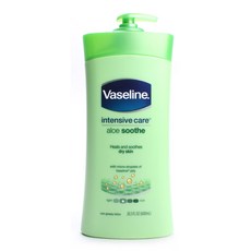 Vaseline 凡士林 蘆薈保濕身體乳液, 600毫升, 1個