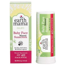 earth mama 礦物成分孩童防曬棒 SPF40, 1份, 21g