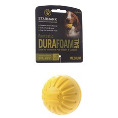 STARMARK 神奇的 Duraform 狗球玩具 M, 1個, 隨機發貨