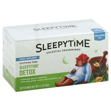 CELESTIAL SEASONINGS 詩尚草本 Sleepytime無咖啡因草本茶包, 1.75g, 20包, 1盒