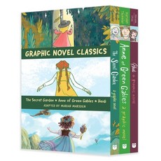 (英文圖書)Graphic Novel Classics: The Secret Garden Anne of Green Gables and Heidi 平裝版, Andrews McMeel Publishing, 英文