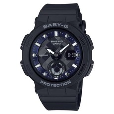 CASIO 卡西歐 女款Baby-G Beach Traveler系列夜光防水運動手錶 BGA-250-1AJF