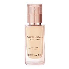 BANILA CO Covericious Power Fit Foundation 粉底液 輕盈遮瑕 長效持妝, 改款 22 NATURAL, 1個