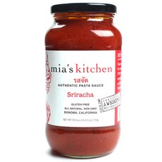 Mia's Kitchen Products 是拉差義大利麵醬, 1個, 723克