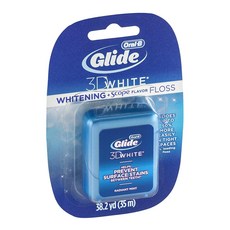 Oral B Glide 3D 白色美白 + Scope Floss Light Mint 35m, 1個