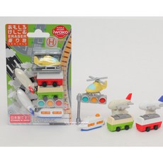 IWAKO造型橡皮擦 交通工具, 1套