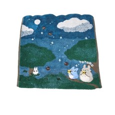 現貨 禮物 日本 龍貓 正版 TOTORO 宮崎駿 阿美 吉卜力 刺繡 提花 小方巾 小手帕 25x25cm, 19款，25x25cm