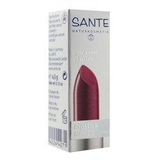 SANTE Naturkosmetik唇膏4.5G, 22軟紅, 1個