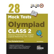 (英文圖書) 28 Mock Test Series for Olympiads Class 2 Science Mathematics English Logical Reasoning G... 平裝版, Aiets Com Pvt Ltd, 英文