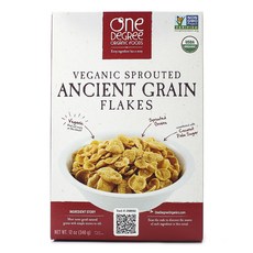 One Degree Organic Foods 素食古早味穀物麥片, 1盒, 340g