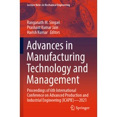 (英文圖書) Advances in Manufacturing Technology and Management: Proceedings of 6th International Confere... 平裝版, Springer, 英文