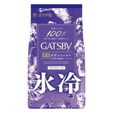 GATSBy 體用除臭濕巾 冰涼果香 30張入, 1個