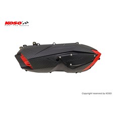 Mr king KOSO 輕量化導風傳動蓋 傳動外蓋 導風 傳動蓋 輕量化 適用於 JET-SL 125 JET, 詳見包裝, JET-SL 傳動蓋+藍膠條