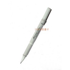 FABER-CASTELL 輝柏代針筆 精細筆尖 繪圖素描設計適用, 0.6mm/黑色(166699)