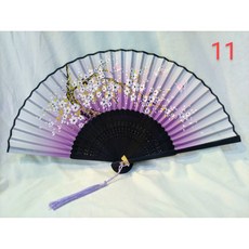木雕/絲綢/絹扇 古風摺扇 (中國風), 11