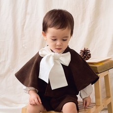 【現貨】 韓國 Little Tini - Ginger Cape 斗篷