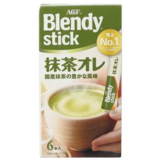 AGF Blendy 抹茶歐蕾隨行包, 9.7g, 6條, 1盒