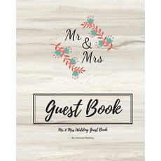 (英文圖書) Mr and Mrs Wedding Guest Book 平裝版, Mandi Christopher, 英文