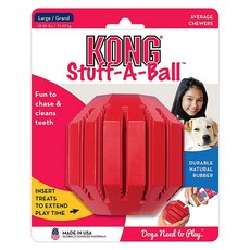 KONG 寵物潔牙玩具球 L號, 1個, 單色