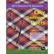 (英文圖書) Easy Traditional Duets for Mini-Bassoon and Bassoon: 32 traditional melodies arranged for two... 平裝版, Wild Music Publications, 英文