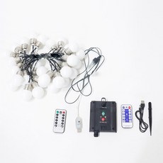 21C Trend USB 白蓋金色大球櫻桃燈串 6m 30燈, 1個, 燈泡色